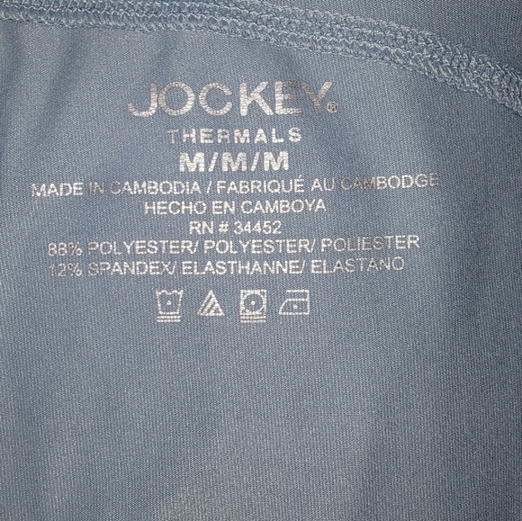 Jockey Gray Leggings with Soft Stretchy Fabric and Wide Waistband - Picture 4 of 4